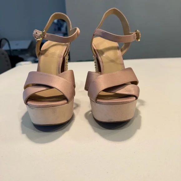 Michael Kors SIA Platform Women's Sandals Size: 6, Pink - Picture 3 of 9